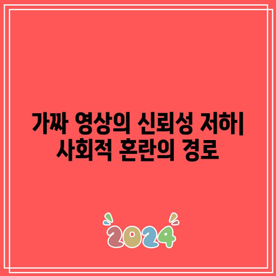 공공 안전 위험: 딥페이크 공격의 잠재적 영향