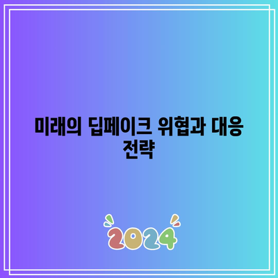 인공지능의 발전: 딥페이크 공격의 진화