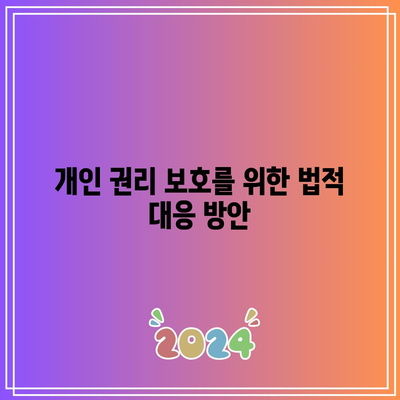 딥페이크 규제와 개인 정보 보호: ​​개인적 권리 보호