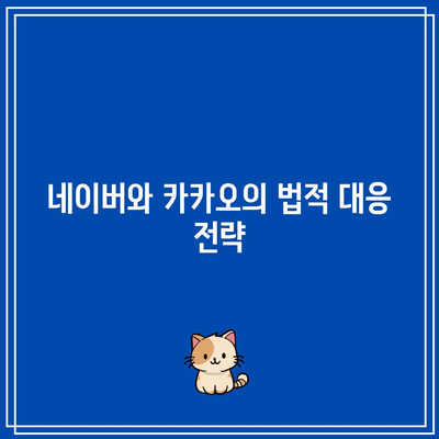 네이버와 카카오의 딥페이크 대응 차이점