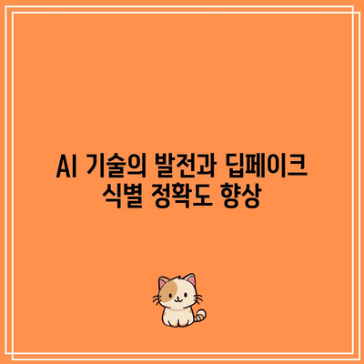 딥페이크 식별에서 AI의 획기적인 정확도