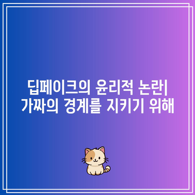 딥페이크와 미래: 가짜 영상의 지속적인 발전