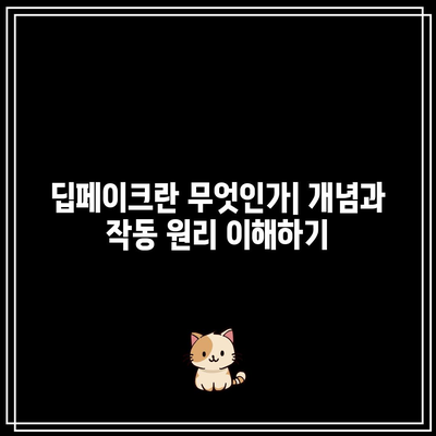 딥페이크의 위험성과 대응 방법 소개: 딥페이크맵 활용