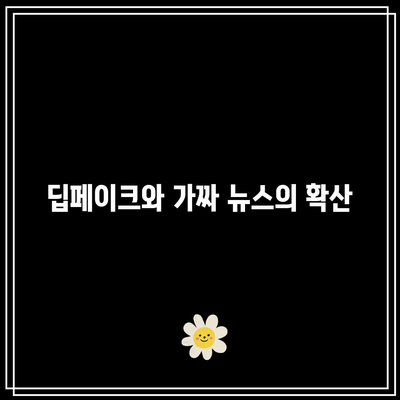 기술의 오용: 딥페이크가 일으키는 사회적 문제