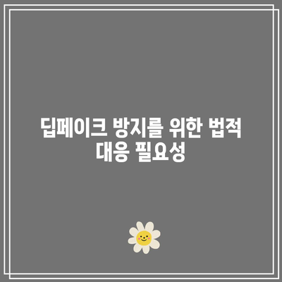 딥페이크의 급속한 발전과 잠재적 위험